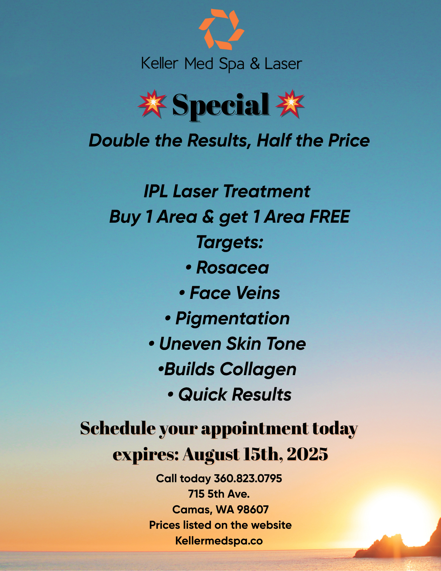 August Specials IPL Treatment